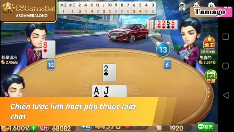 Chiến lược linh hoạt phụ thuộc luật chơi Trác kim hoa
